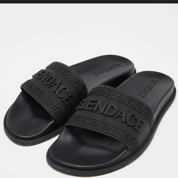 Fendi | Shoes | Fendi X Versace 22ss Rubber Sandals Size 38